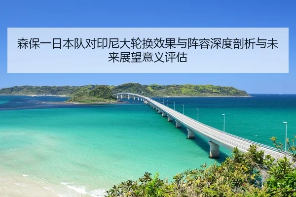 森保一日本队对印尼大轮换效果与阵容深度剖析与未来展望意义评估